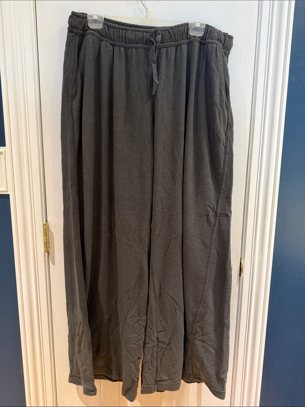 aerie Men's Wide-Leg Sweatpants - Charcoal